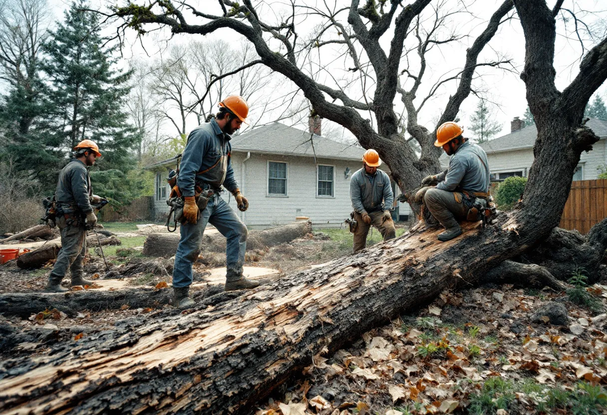 Expert tree removal services in Michigan. Safe & efficient removal of dead, diseased & hazardous trees. Licensed arborists. Free estimates!